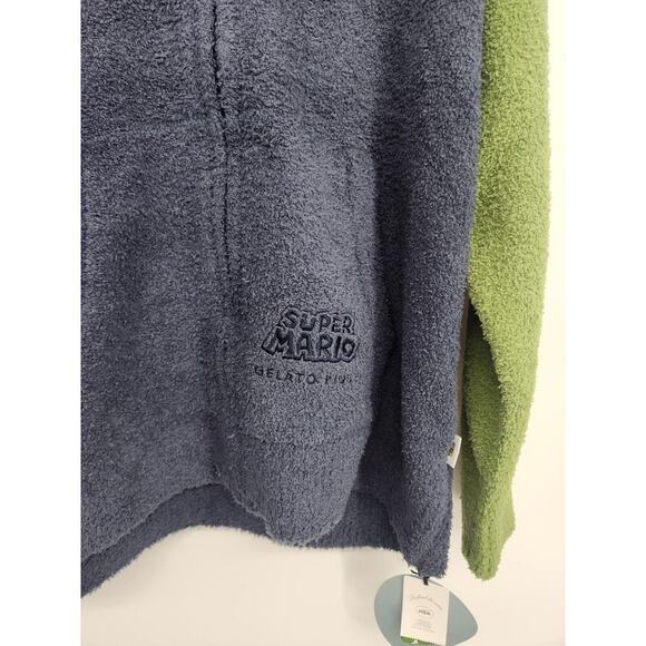 NWT Gelato Pique SUPER MARIO LUIGI Parka & Long Pants Pajama Set Sz M Cozy - Picture 6 of 16